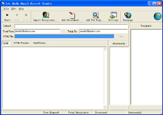 Screenshot of 123 Bulk Email Sender 2005 3.50